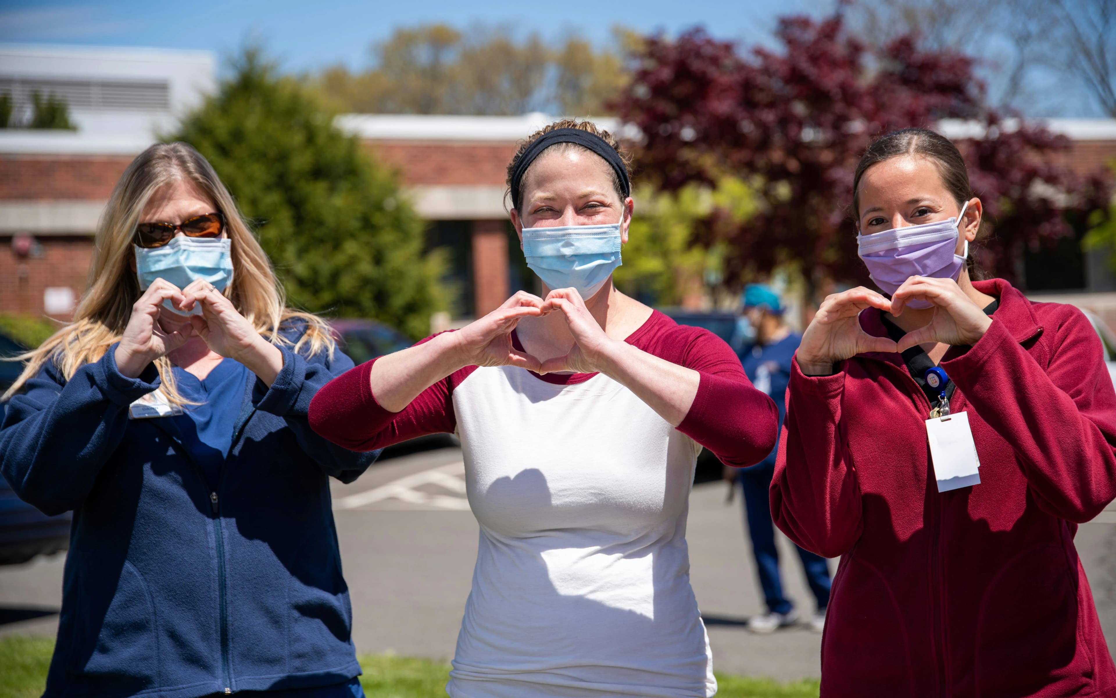 AmeriCare nurse with child